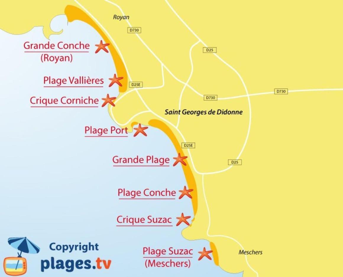 A 2 Pas De La Plage De La Vallieres Saint-Georges-de-Didonne Exterior photo